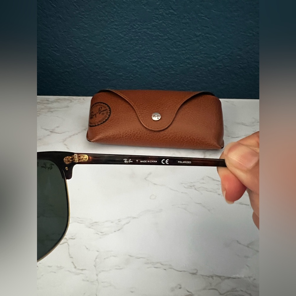 RayBan CLUBMASTER CLASSIC Polarized - Picture 6 of 9